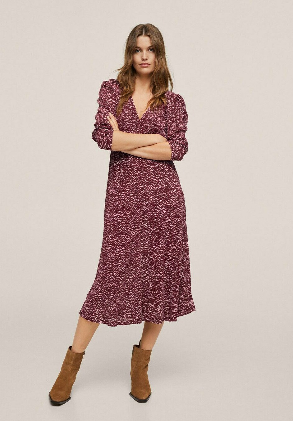 Mango Freizeitkleid - donkerrood/bordeaux - Zalando.de