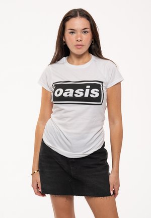 Paradiso Clothing DECCA BAND LOGO - Print T-shirt - white