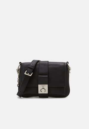 DIA CROSSBODY XS MINI-TASCHE AUS GLATTLEDER - Across body bag - black