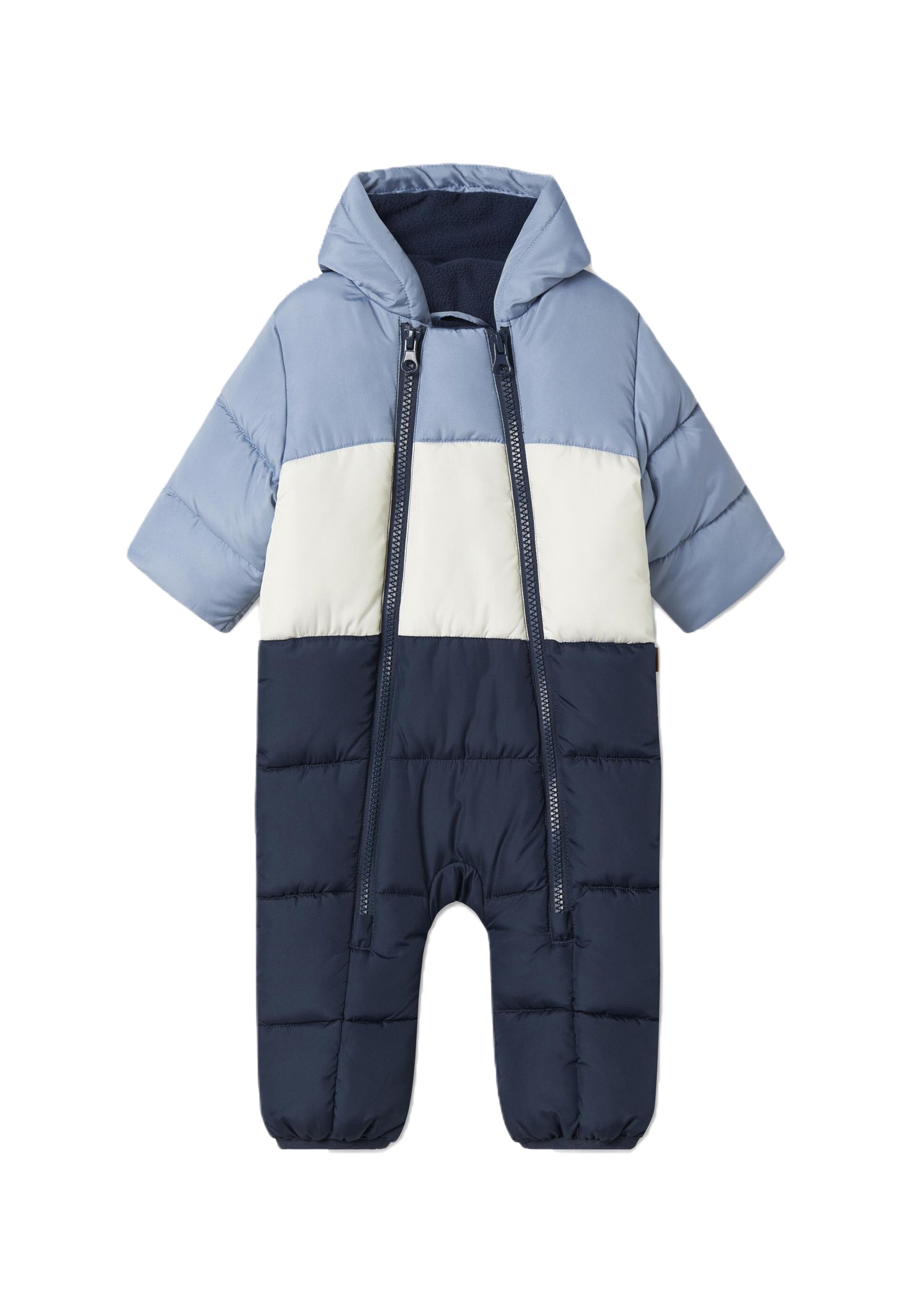 TINYCOTTONS VICHY PADDED OVERALL UNISEX - Skipak - blue/navy/blauw