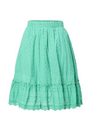 INFLUENCER, BRODERIE - Jupe trapèze - green
