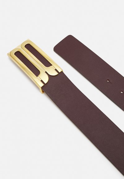 Victoria Beckham JUMBO FRAME BELT - Cinto - burgundy