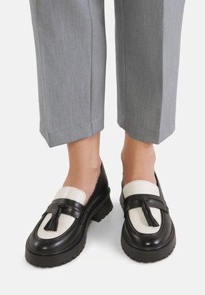 LOAFERS - Polobotky - black/white