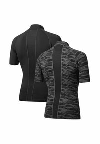 Danish Endurance COMPRESSION SHORT SLEEVE 2-PACK - Camiseta deportiva - black grey camo