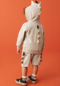 Next DINO SPIKE ZIP SET  - REGULAR FIT - Mikina na zip - ecru white