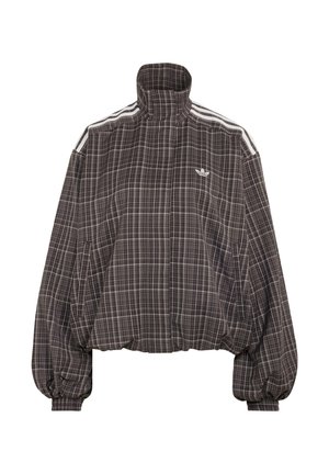 adidas Originals, BLOUSY CHECK TRACK TOP - Veste de survêtement - night brown