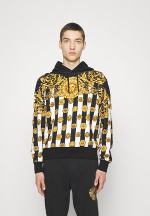 PANEL PRINT STRIPES SUN COIN - Sweatshirt - black/gold-coloured