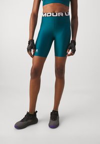 Under Armour AUTHENTICS SHORT - Tajice - hydro teal/white