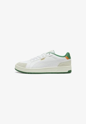 Puma, COURT CLASSICO SPORT SNEAKERS UNISEX - Skate shoes - warm white- white-archive green