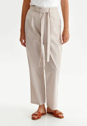 Top Secret DŁUGIE - Trousers - beżowy