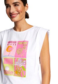 Rich & Royal MIT PLATZIERTEM PRINT - Top - white