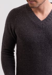 CASH-MERE Strickpullover - mittel anthrazit