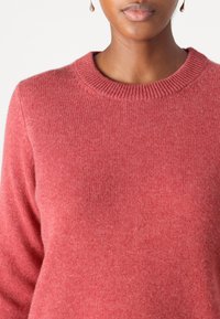 Davida Cashmere STRAIGHT O-NECK - Jumper - rust red
