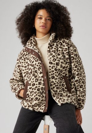 VALLEY SHERPA JACKET - Polárdzseki - esso cheetah white swan