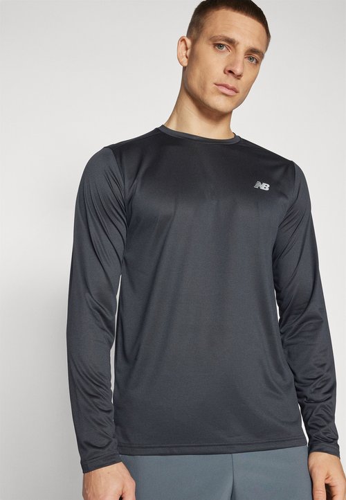 New Balance SPORT ESSENTIALS LONG SLEEVE - Long-sleeved top - black — foto 4