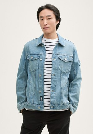TOM TAILOR IM WASHED LOOK - Denimová bunda - used light stone blue denim