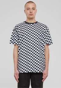 Urban Classics CHECK - Nyomott mintás póló - blackcheck