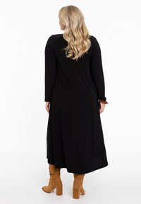 YOEK WITH LONG SLEEVES - Hverdagskjole - black