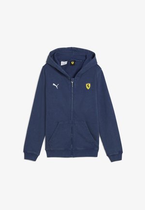 Majica s kapuljačom i patentnim zatvaračem - persian blue