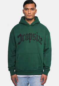 Dropsize HEAVY PUFFER PRINT  - Hoodie - washed green