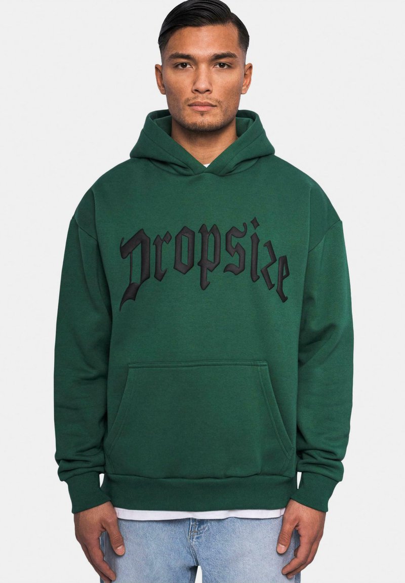 Dropsize HEAVY PUFFER PRINT  - Hoodie - washed green