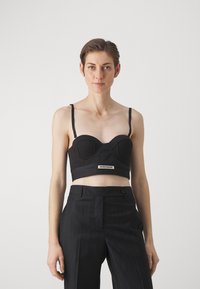 Patrizia Pepe CAMICIA - Topper - nero