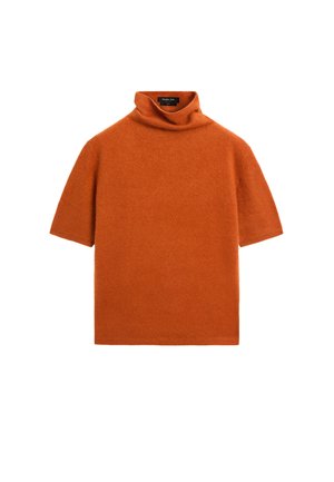 Massimo Dutti, 100% WOOL SHORT-SLEEVE KNIT SWEATER - Strickpullover - orange