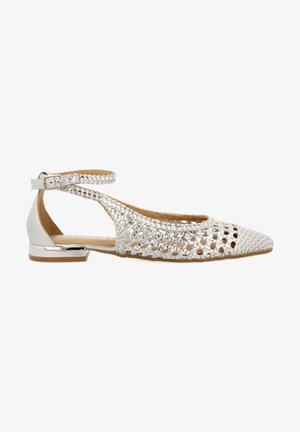 DELL - Ankle strap ballet pumps - plata