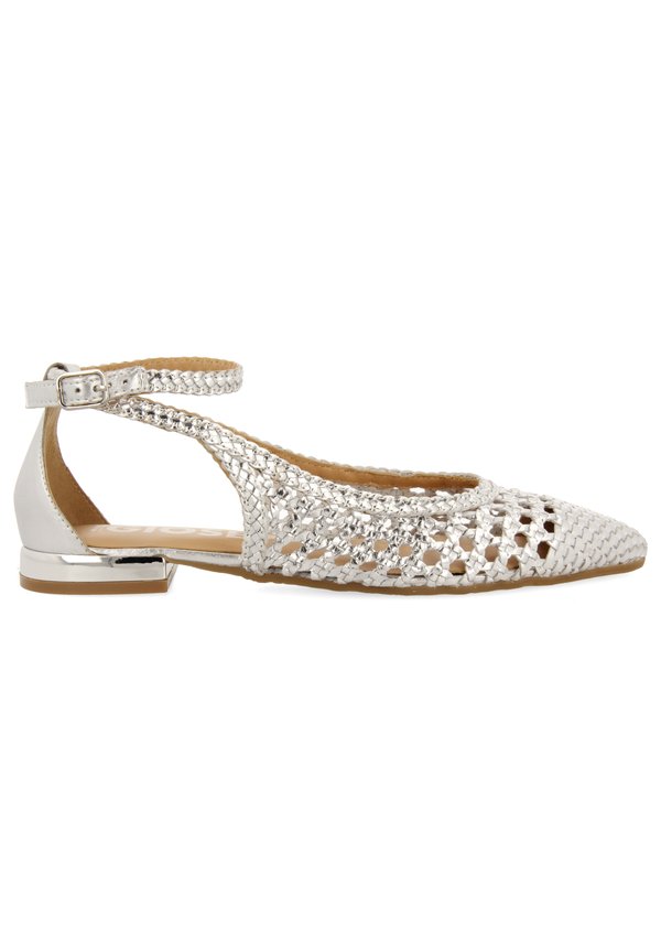 DELL - Riemchenballerina - plata