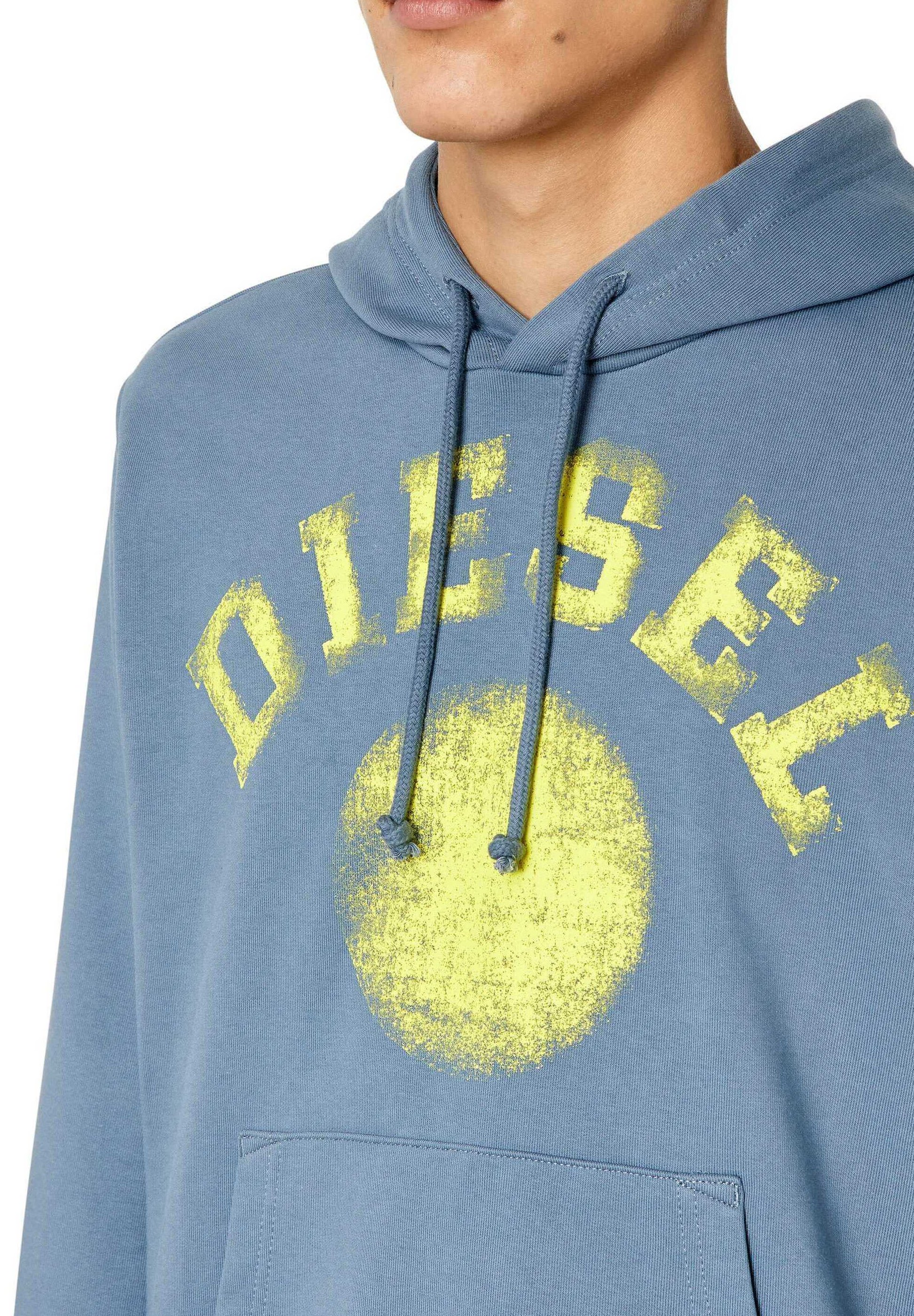 Diesel Herren Kapuzenpullover – Logo-Design, Nachhaltig Aus Bio-Baumwolle & Polyester