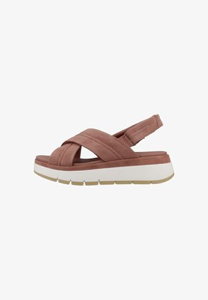 Clarks, TUSCAN CROSS - Sandales à plateforme - rose