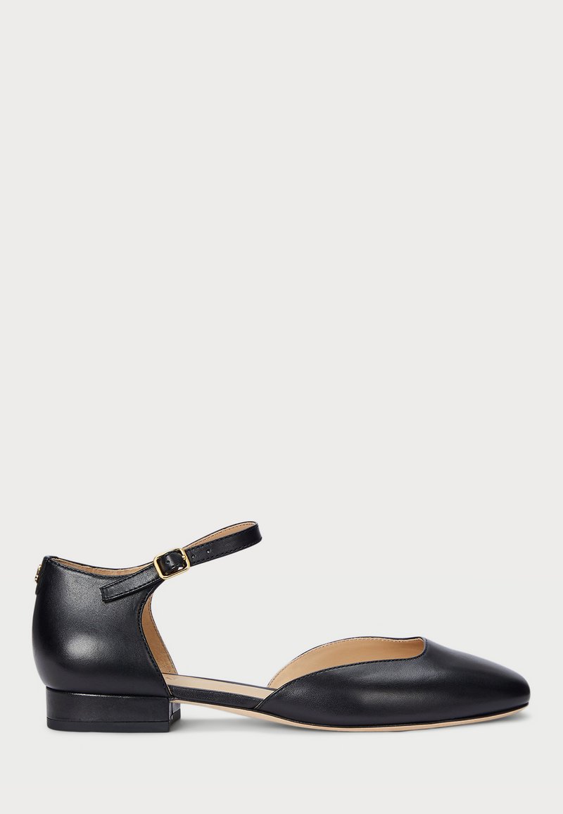 Lauren Ralph Lauren - EMELLIE CALFSKIN MARY JANE - Balerinos tipo bateliai su dirželiu ties kulkšnimi - black, Padidinti