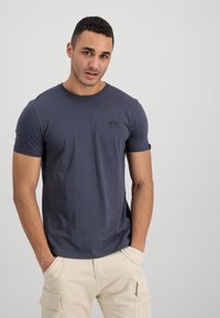 BACK - Tricou cu imprimeu - greyblack black