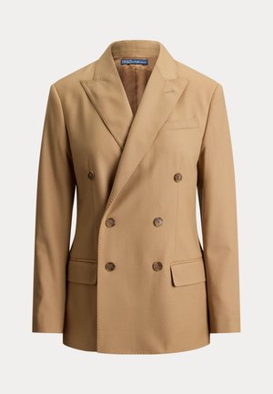 Polo Ralph Lauren DOUBLE-BREASTED STRETCH-WOOL BLAZER - Blejzer - camel