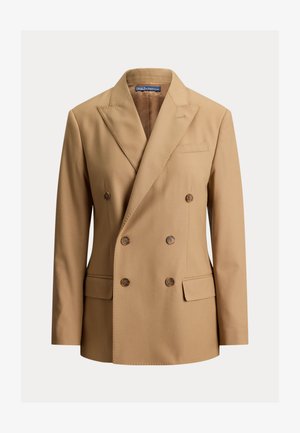 Polo Ralph Lauren DOUBLE-BREASTED STRETCH-WOOL BLAZER - Blejzer - camel