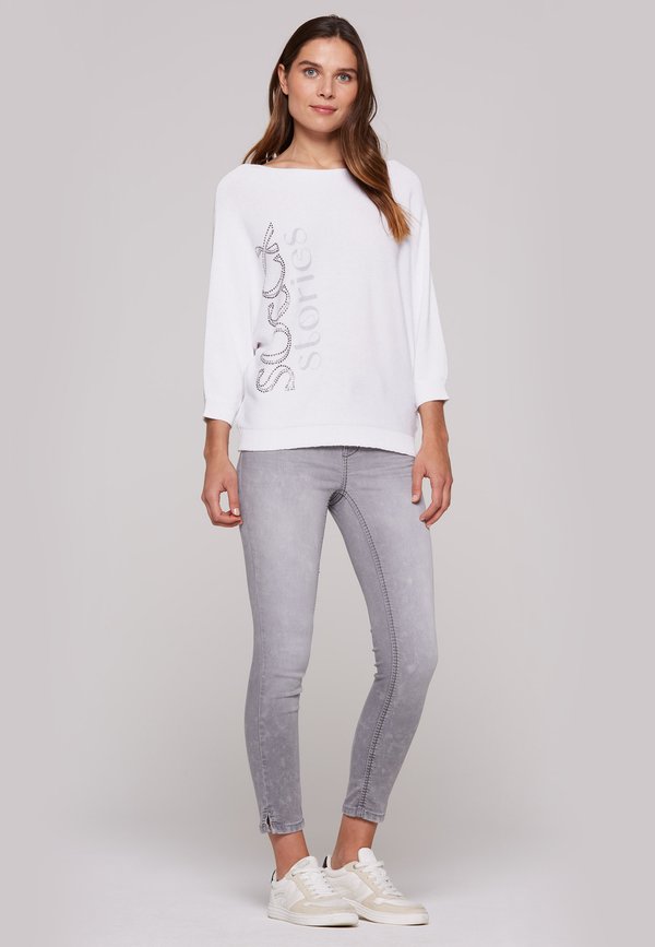 MIT FLEDERMAUSÄRMELN UND LOGO ARTWORK - Strickpullover