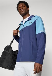 Under Armour TECH UTILITY - Veste de survêtement - washed navy/blue smoke/black