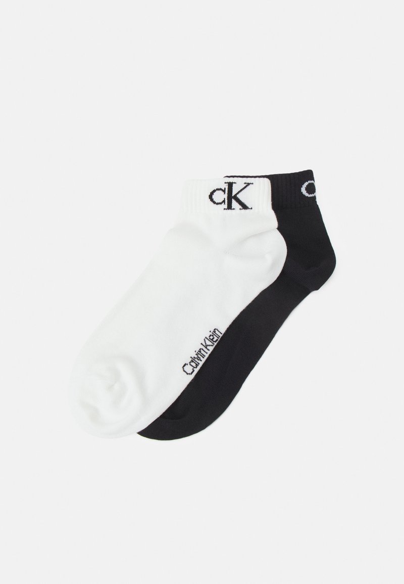 Calvin Klein Underwear MEN QUARTER LOGO 2 PACK Socks black combo