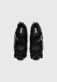 Koi Footwear TIRA RUFFLE MARY JANE DARK DELIGHTS EDITION - Platåsko - black