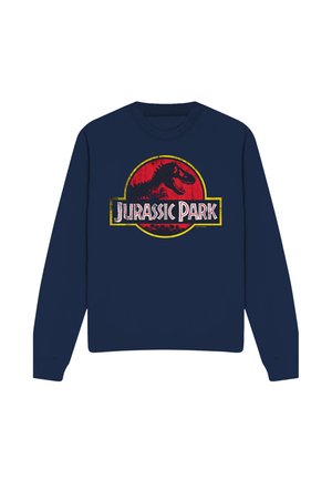 Universal Studios, JURASSIC PARK DISTRESSED LOGO - Sweatshirt - dark blue