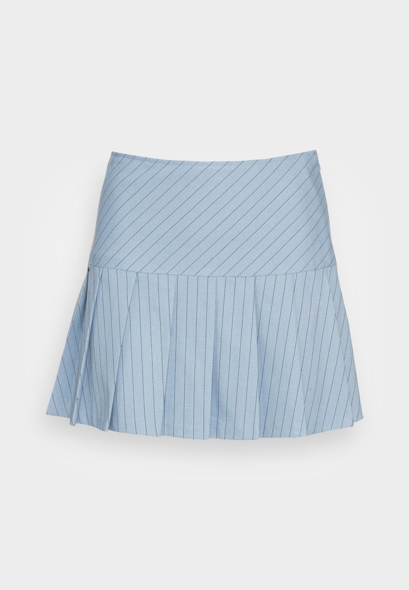 Monki Plooirok lichtblauw