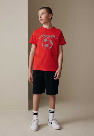 Next SHORT SLEEVE GRAPHIC  - REGULAR FIT - T-Shirt print - red football