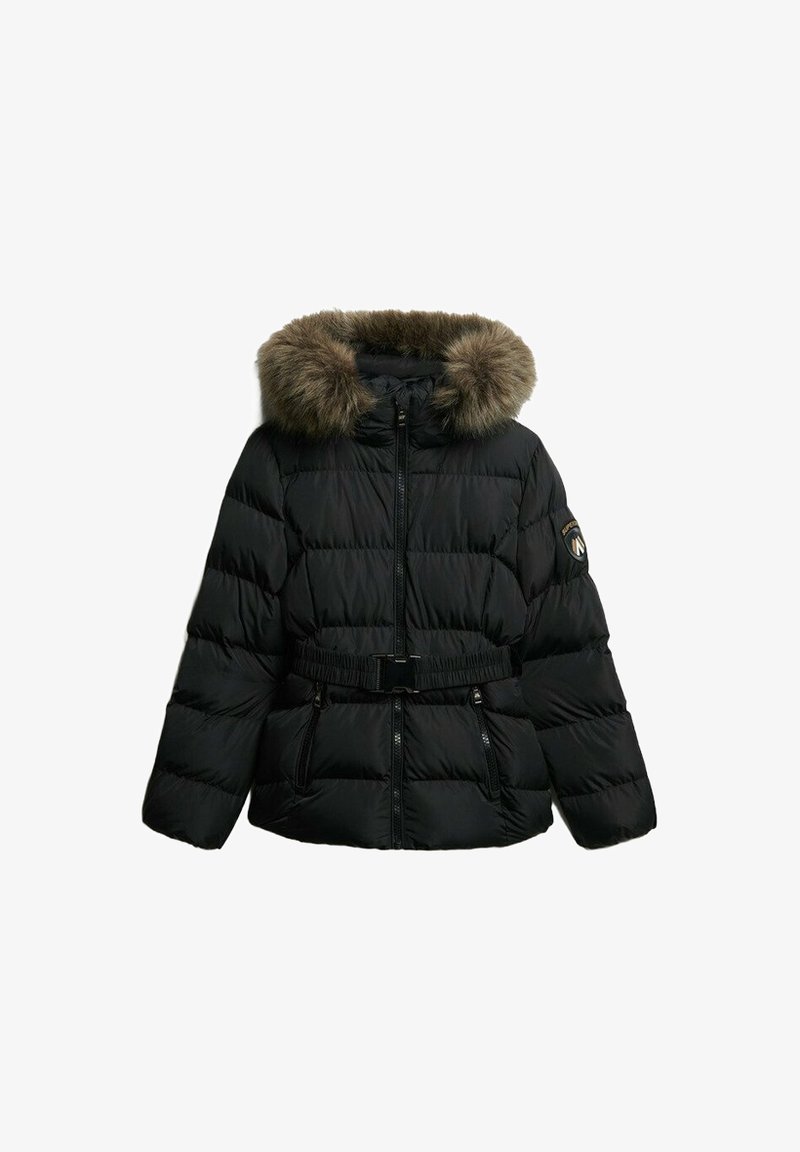 Superdry Fuji Belted Puffer Jacket in White | UK Superdry Fuji Belted Puffer Jacket in White | UK