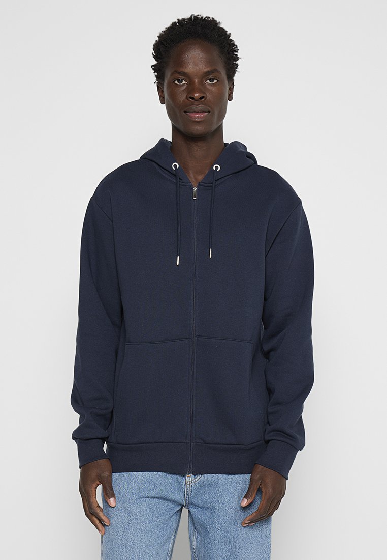 Selected Homme Sweater met rits donkerblauw