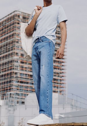 Jean droit - blue denim