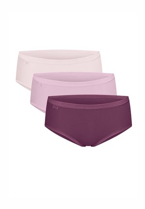 BASIC MIDI 3PACK - Shorty - pink/purple/beige