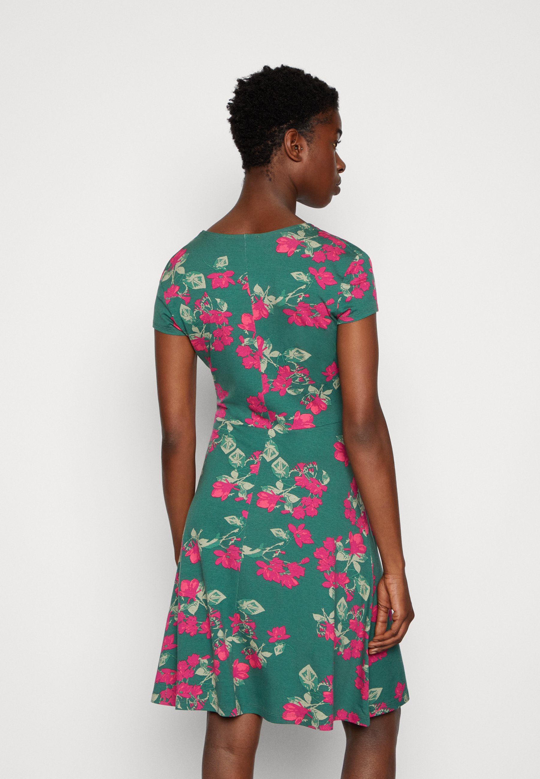 Anna Field Jersey dress - dark green 