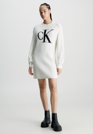 CK INTARSIA - Neulemekko - ivory