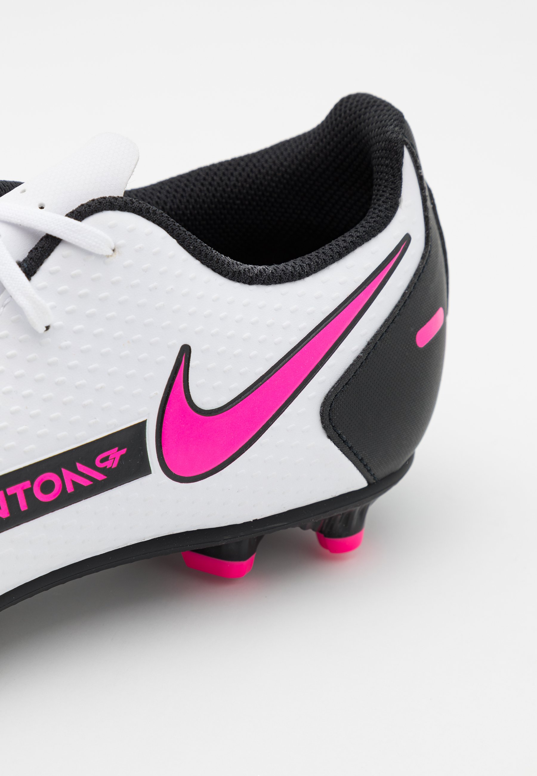 Nike Performance PHANTOM GT CLUB FG/MG - Voetbalschoenen met kunststof  noppen - white/pink blast/black/wit - Zalando.nl