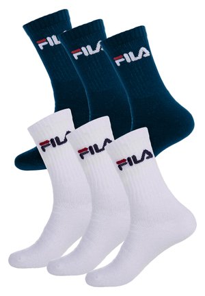 UNISEX CREW  IM 6ER PACK - Chaussettes - white / blue